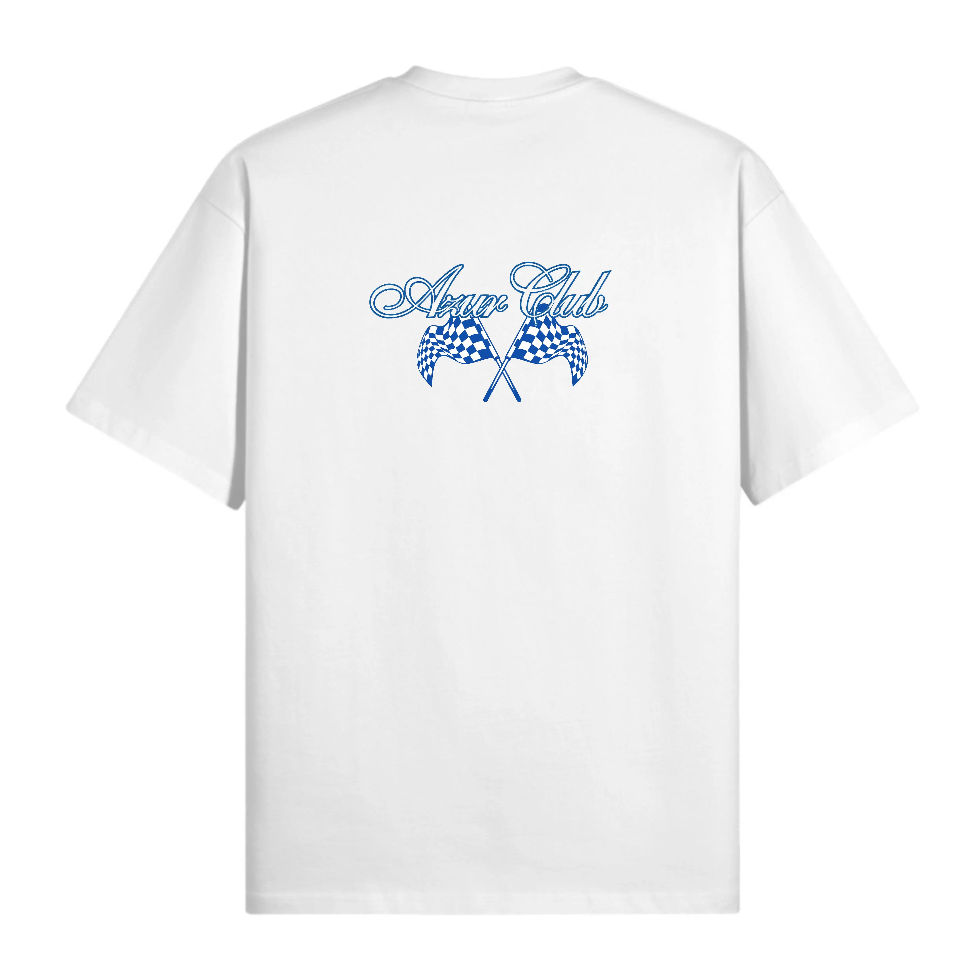 AZUR MONACO BLU FLAGS T-SHIRT